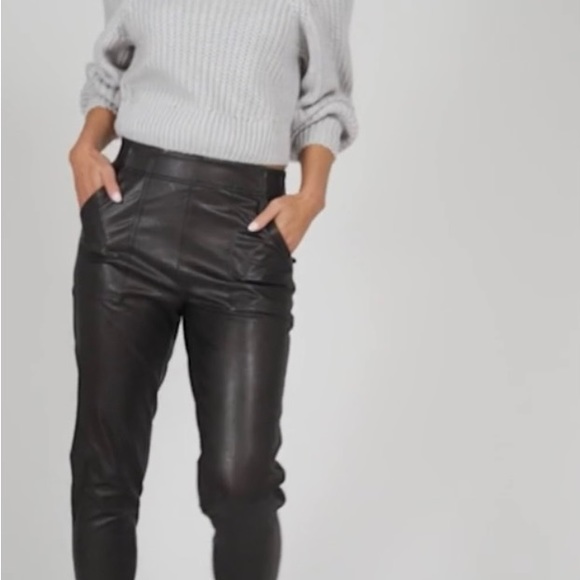 Spanx Leather Like Joggers - Picture 6 of 12